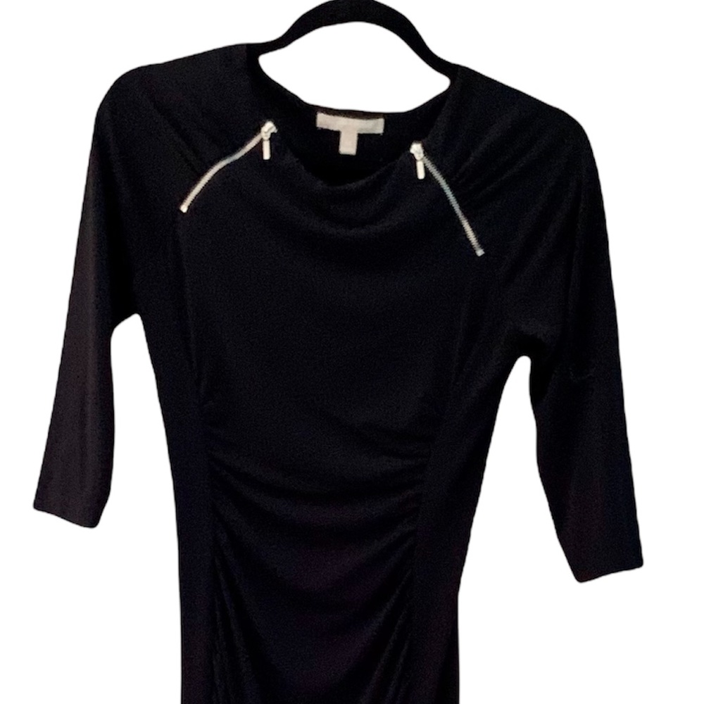 Banana republic XS Black 3/4 long sleeved dress